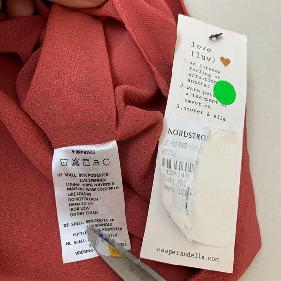 Cooper Ella Lova Off The Shoulder Bow Top Red - Picture 7 of 9